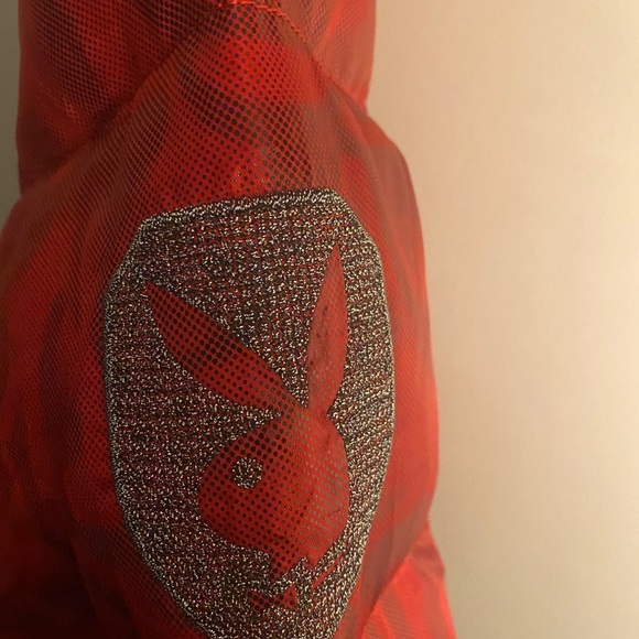 Red Playboy Puffy Jacket - Picture 4 of 4